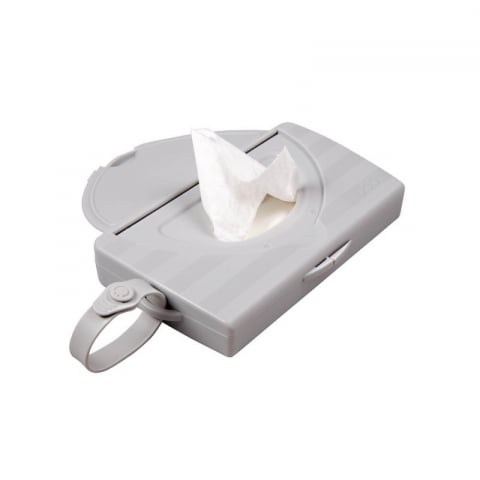 Dispenser portabil pentru servetele umede gri - Ubbi On The Go  [1]