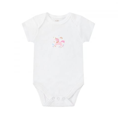 Hainute bebelusi set 10 piese bumbac model unicorn - Infancie - marimea 3-6 luni [5]