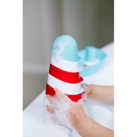 Jucarie de baie pentru bebelusi model piramida - Ubbi [6]