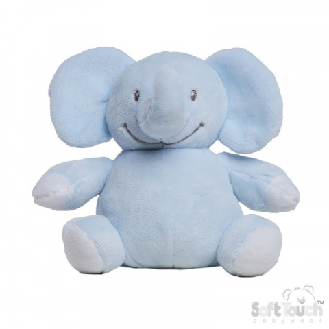 Jucarii de plus - Jucarie de plus elefantel bleu - Soft Touch
