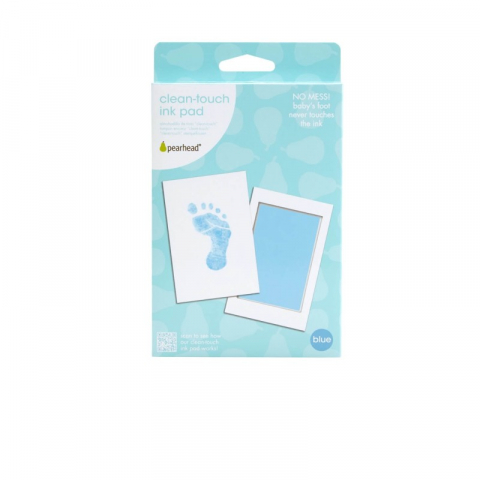 Kit-uri amprenta bebe - Kit amprenta cu cerneala pentru piciorus bebelus - Pearhead  - bleu