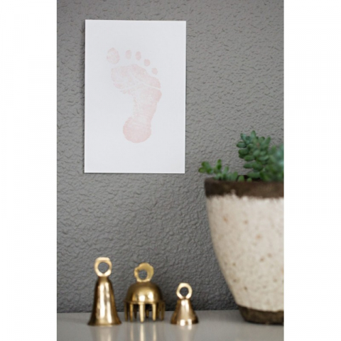 Kit amprenta cu cerneala pentru piciorus - Pearhead - roz [4]