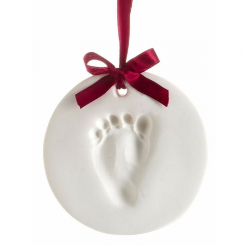 Kit amprenta mulaj manuta sau piciorus bebe pentru ornament bradut - Pearhead [3]