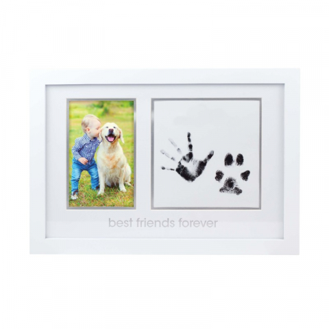 Kit-uri amprenta bebe - Kit rama foto amprente cerneala - Best Friends Forever - Pearhead