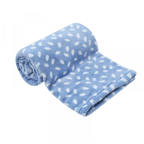 Paturica bleu din fleece pentru bebelusi - Mother's Choice [1]