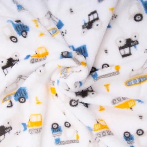 Paturica din fleece pentru bebelusi model autovehicule - Mother's Choice [4]