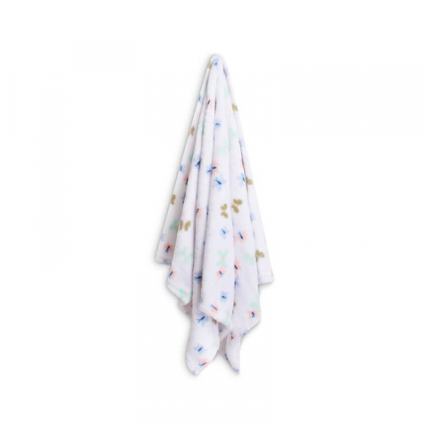 Paturica din fleece pentru bebelusi model fluturasi - Mother's Choice [2]