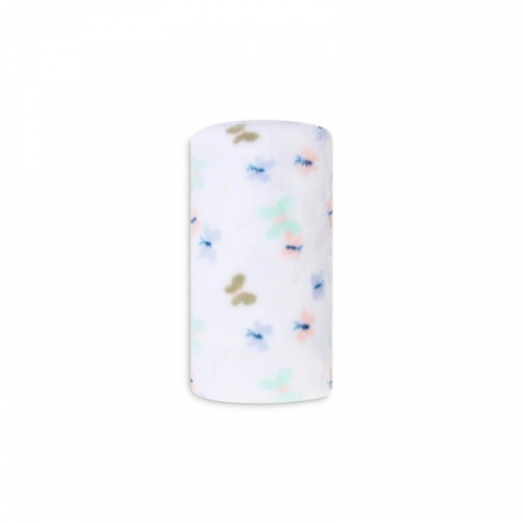 Paturica din fleece pentru bebelusi model fluturasi - Mother's Choice [1]