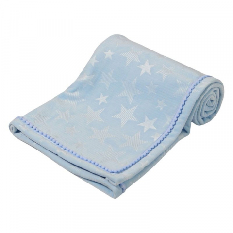 Camera bebelusului - Paturica pentru bebelusi Soft Touch - bleu