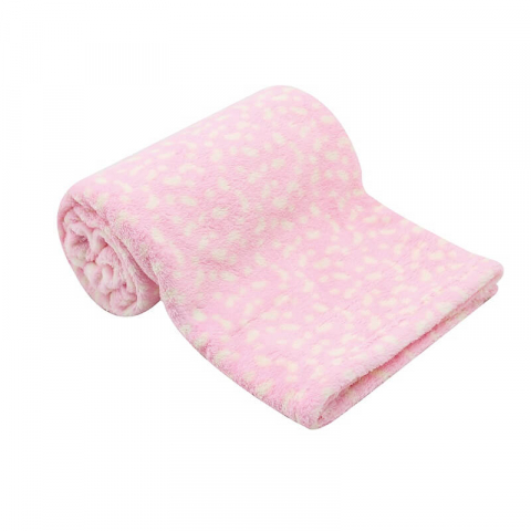 Paturica roz din fleece pentru bebelusi - Mother's Choice [1]