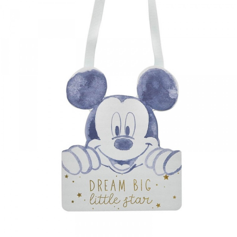 Decoratiuni - Placuta decorativa pentru camera bebelusului Mickey Mouse - Disney Magical Beginnings