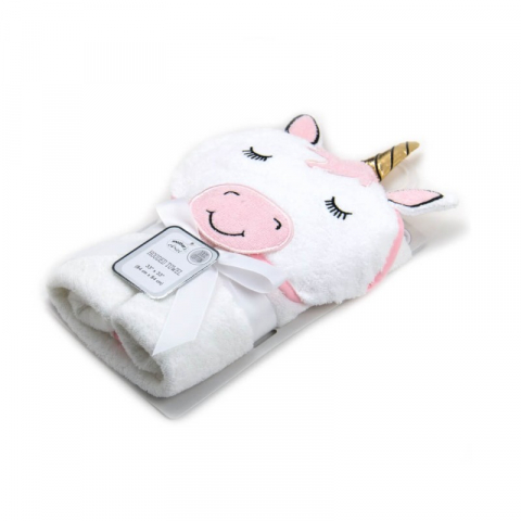 Prosop bebe cu gluga din bumbac unicorn Mother's Choice [1]