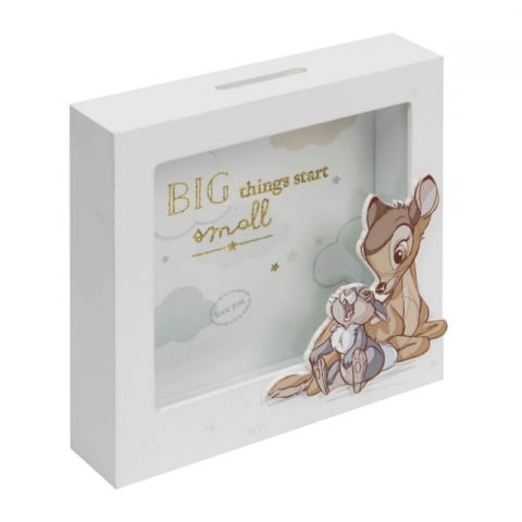 Decoratiuni - Pusculita din mdf cu Bambi - Disney Magical Begginings 