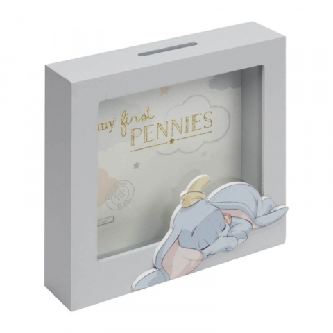 Decoratiuni - Pusculita din mdf cu Dumbo - Disney Magical Begginings