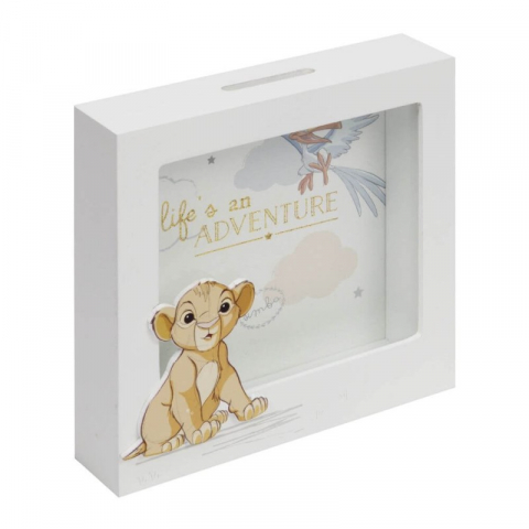 Decoratiuni - Pusculita din mdf cu Simba - Disney Magical Begginings