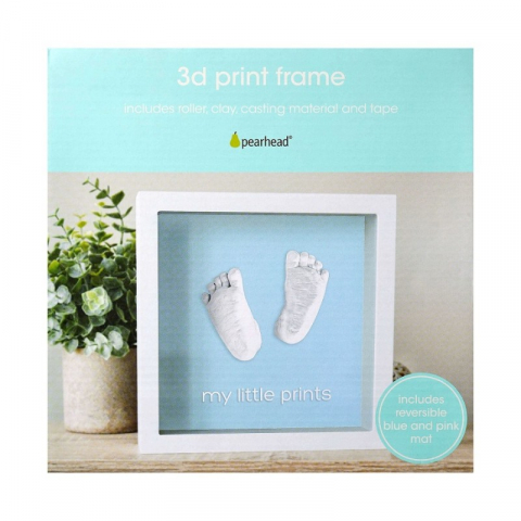 Rama amprenta bebe 3D alba - Pearhead [5]