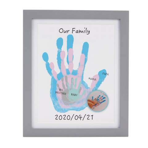 Kit-uri amprenta bebe - Rama cu amprente pentru intreaga familie - Pearhead