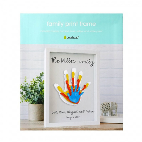 Rama cu amprente pentru intreaga familie transparenta - Pearhead [5]