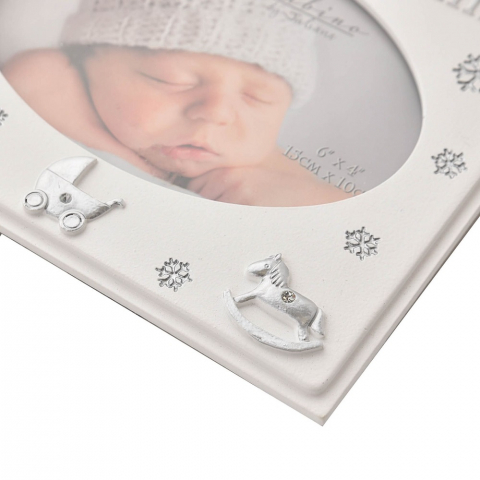 Rama foto cu poza ovala Baby's First Christmas - Bambino by Juliana [1]