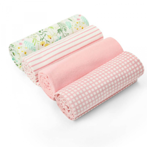 Set 4 paturici subtiri din bumbac pentru bebelusi - Mother's Choice [1]