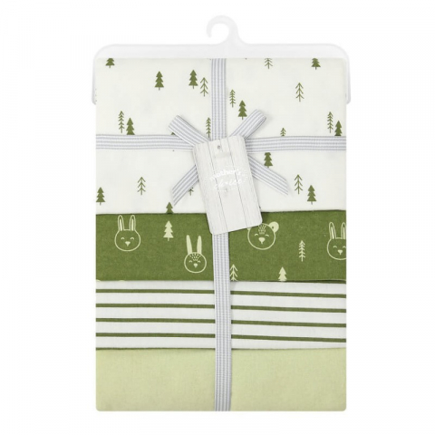 Paturici Bebelusi - Set 4 paturici subtiri din bumbac pentru bebelusi unisex - Mother's Choice