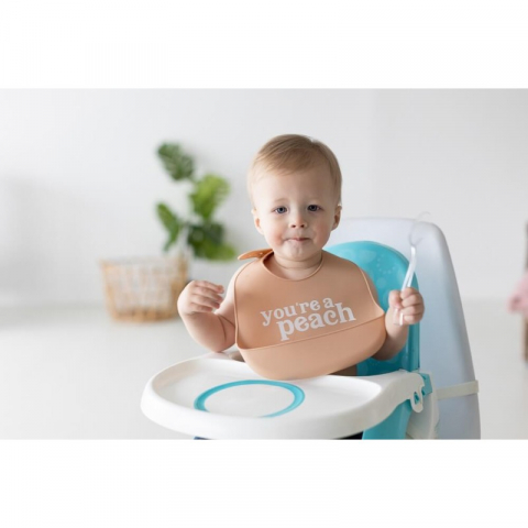 Set bavete din silicon Peach - Pearhead  [3]