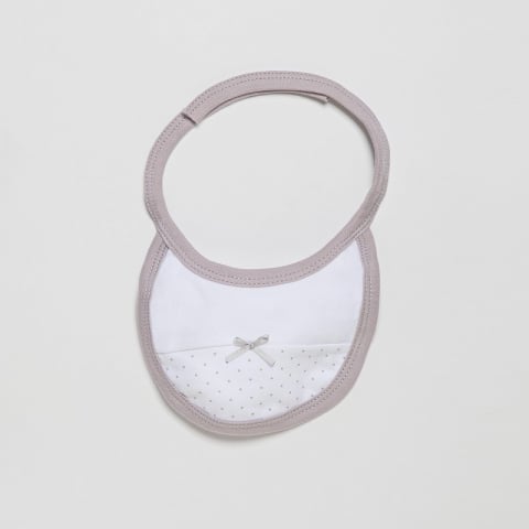 Set cadou nou nascuti alb si gri 4 piese bumbac Inter Baby [2]