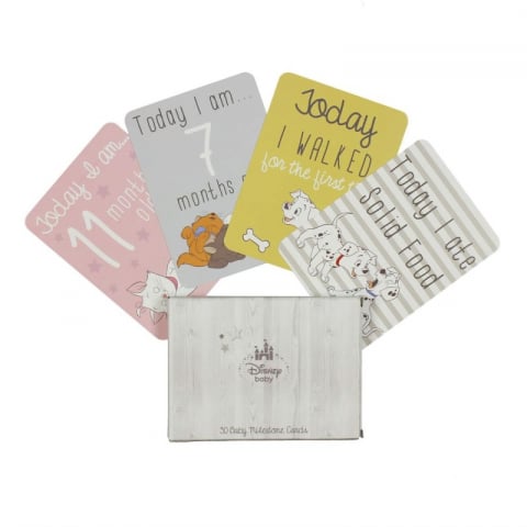 Cadouri nou-nascuti - Set cartonase milestones pentru bebelusi - Disney Magical Beginnings