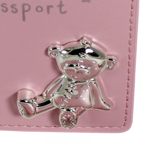 Set pentru prima calatorie a bebelusului My First Passport pink - Button Corner [1]