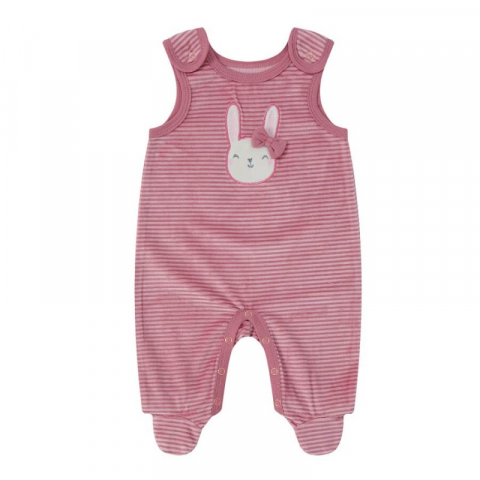 Set salopeta si body bebe model iepuras - marimea 6-9 luni [1]