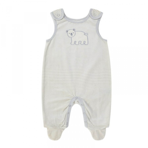 Set salopeta si body bebe model urs polar - marimea 6-9 luni [1]
