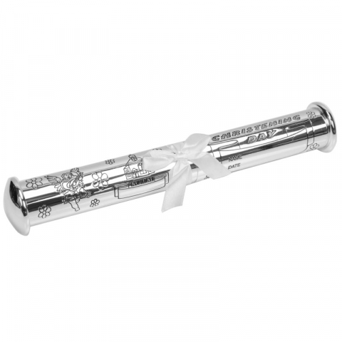 Cadouri bebelusi - Suport argintat pentru certificatul de botez - Celebrations