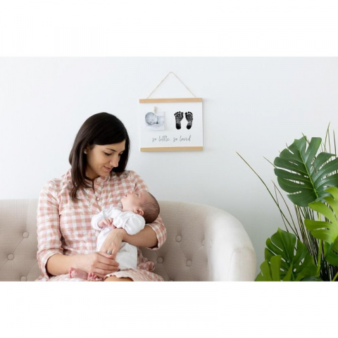 Tablou cu fotografie si amprente ale bebelusului - Pearhead [5]