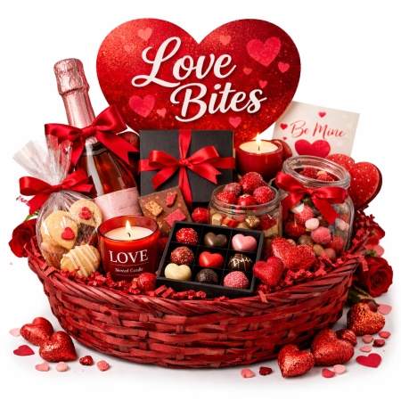 Cadouri Valentine's Day - Love Bites – Coș Cadou Valentine’s Day
