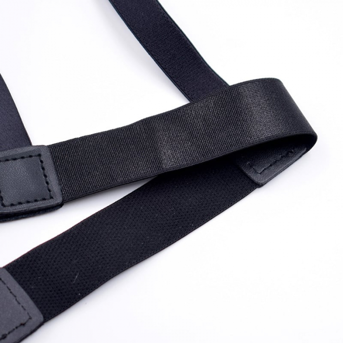 Bretele Suspensor Camasa AVAMSI Unisex , marime universala, Clips, Negru [6]