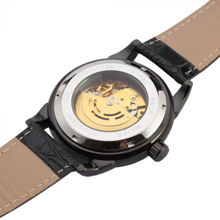 Ceas Luxury T-Winner, 5419,  Mecanic / Automat + Cutie , Geam Cristal Mineral / Hardlex BTG-WRG8097M3B1 [3]