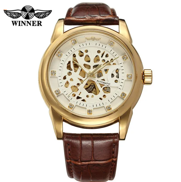 Ceas Luxury T-Winner, 5420,  Mecanic / Automat + Cutie , Geam Cristal Mineral / Hardlex BTG-WRG8097M3G1 [1]