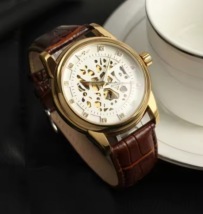 Ceas Luxury T-Winner, 5420,  Mecanic / Automat + Cutie , Geam Cristal Mineral / Hardlex BTG-WRG8097M3G1 [2]
