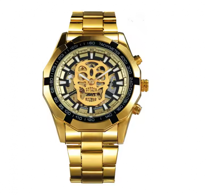 Ceas Luxury T-Winner, 5425,  Mecanic / Automat + Cutie , Geam Cristal Mineral / Hardlex BTG-WRG8154M4T5 [1]