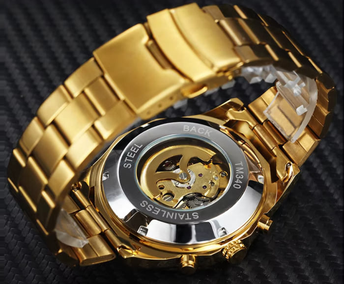 Ceas Luxury T-Winner, 5425,  Mecanic / Automat + Cutie , Geam Cristal Mineral / Hardlex BTG-WRG8154M4T5 [2]