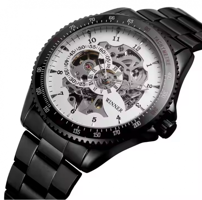 Ceas Luxury T-Winner, 5426,  Mecanic / Automat + Cutie , Geam Cristal Mineral / Hardlex BTG-WRG8031M4B6 [1]