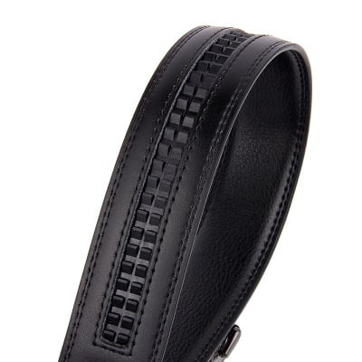 Curea barbati, Levi CB5955, Piele naturala cu inchidere automata, Negru, 3.5x125cm [3]