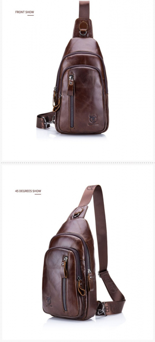 Geanta barbati BULLCAPTAIN, borseta de serviciu, geanta de umar, BC-100, Piele Naturala, 32x18x5.5CM [11]