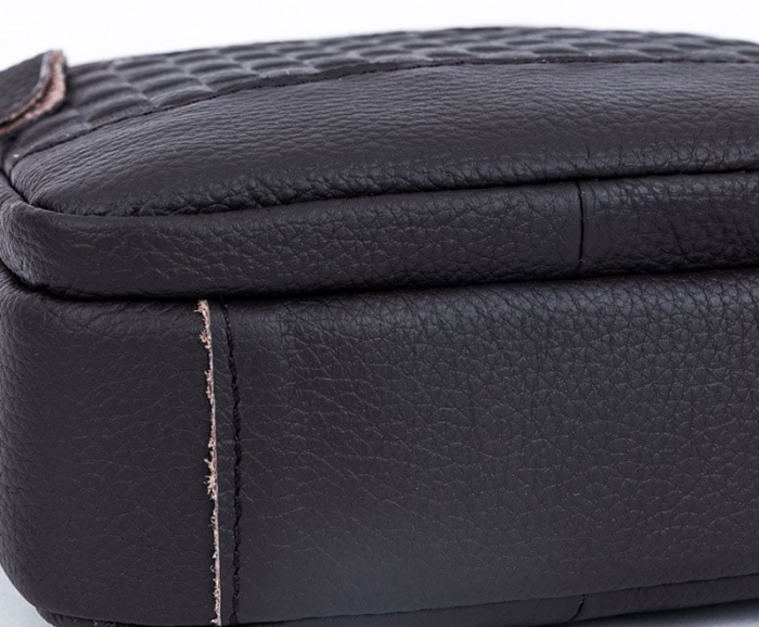Geanta barbati, Miles GB4756, Piele Naturala, Negru, 21x20x7.5 CM [8]
