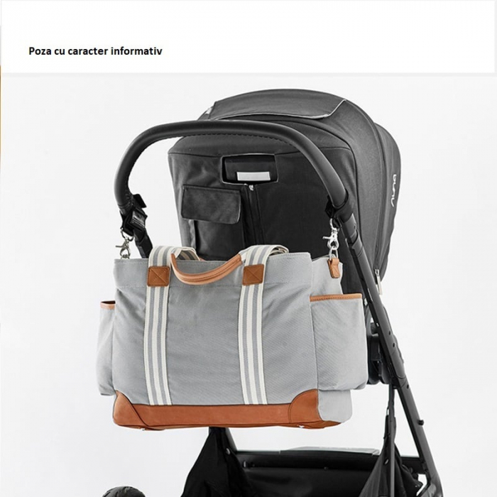 Geanta Bebe Avamsi LL-MF1801 tip rucsac scutece, Straight, incapatoare, impermeabila, versatila, ergonomica si sigura pentru mama, tata si copil [5]