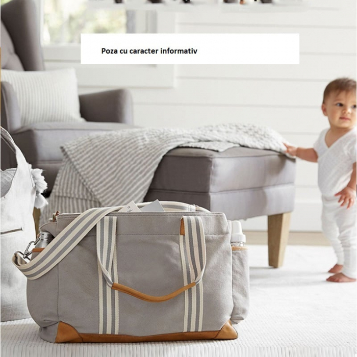 Geanta Bebe Avamsi LL-MF1801 tip rucsac scutece, Straight, incapatoare, impermeabila, versatila, ergonomica si sigura pentru mama, tata si copil [6]