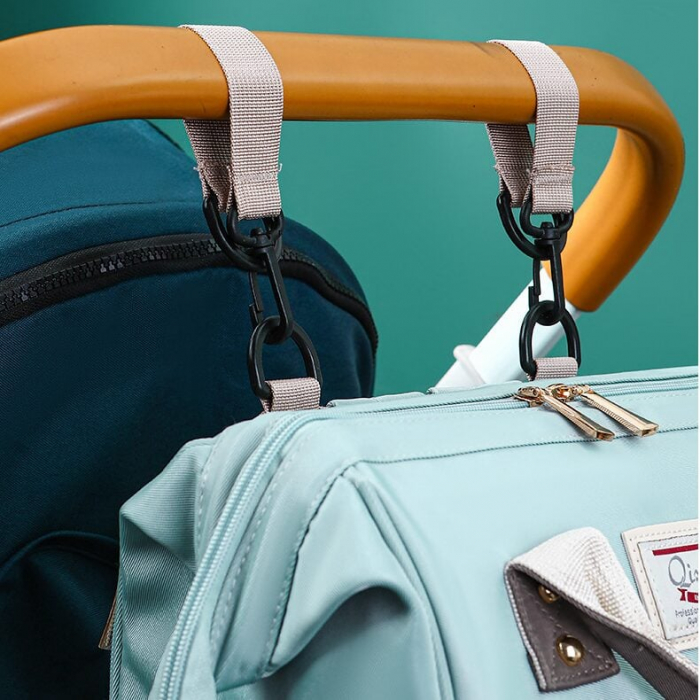 Geanta Bebe Silvia MB09 tip rucsac scutece, Straight, incapatoare, impermeabila, versatila, ergonomica si sigura pentru mama, tata si copil, 40x29x18 cm [10]