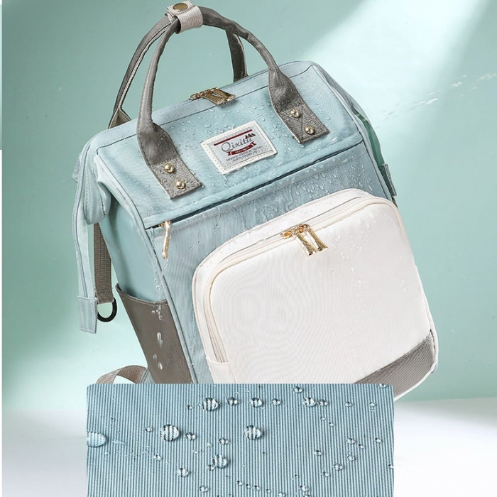 Geanta Bebe Silvia MB09 tip rucsac scutece, Straight, incapatoare, impermeabila, versatila, ergonomica si sigura pentru mama, tata si copil, 40x29x18 cm [3]