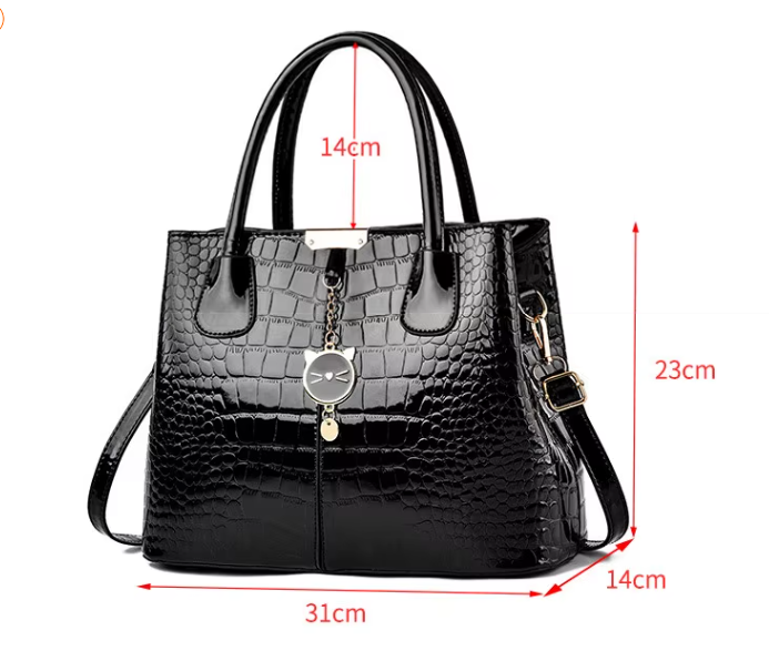 Geanta dama Ankara, 5400, Negru, 31x23x14cm [2]