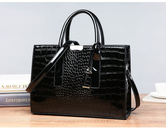 Geanta dama Atena,5044, Negru, 34x24x13 cm [2]
